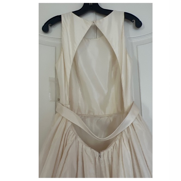 AMSALE Troy Silk Taffeta Wedding Gown - Picture 13 of 16